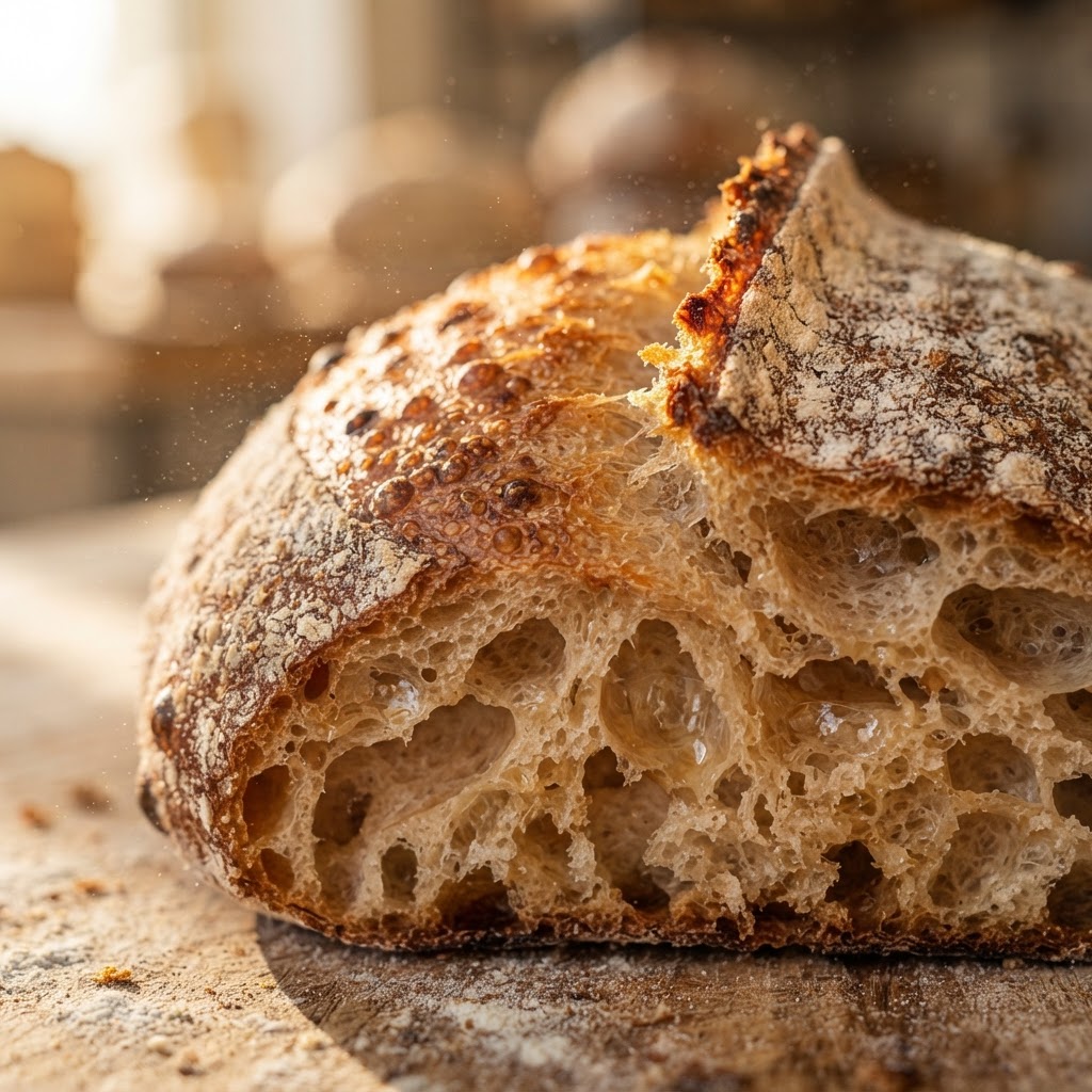 Sourdough crust macro