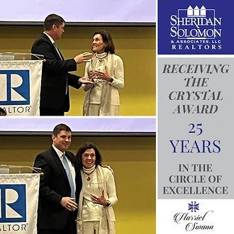 Harriet Swann — Crystal Award, 25 Years in the Circle of Excellence