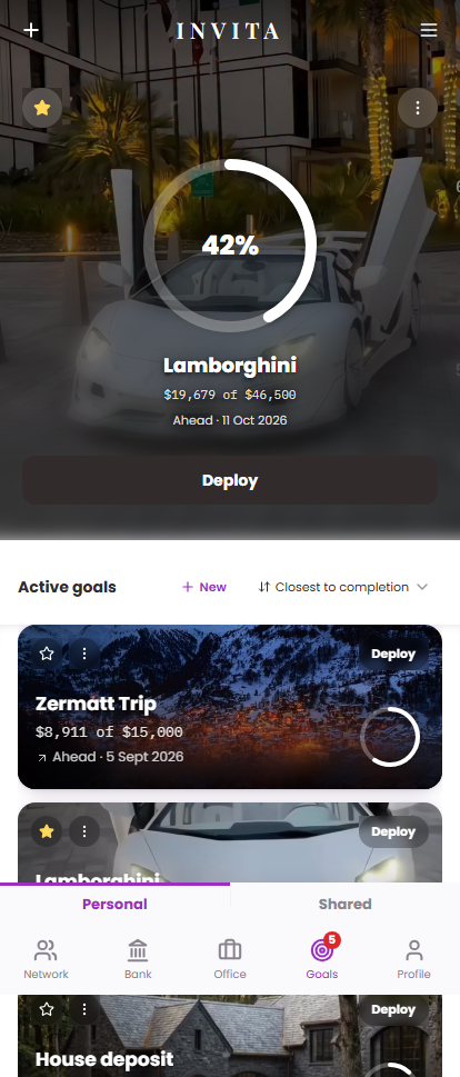 Put money behind your goals