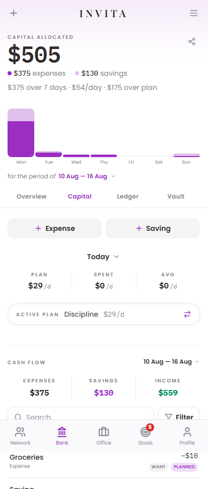 Track your finances