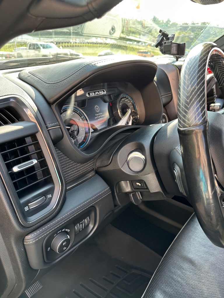 Steering wheel after interior detailing in Southwestern Pennsylvania