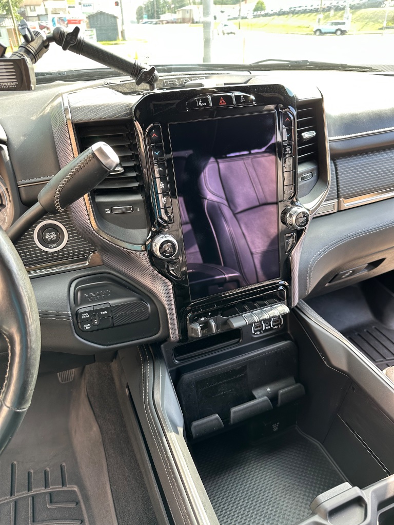 Truck dashboard after interior detailing in Southwestern Pennsylvania