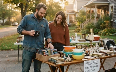 The Moncton Yard Sale Addicts: How Mark and Lisa Turned a Weekend Hobby Into a Side Business