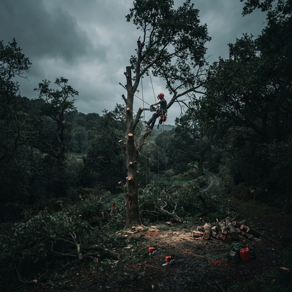 Tree removal in Shropshire by TreeTech
