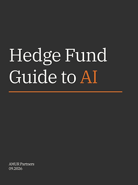The Hedge Fund Guide to AI cover