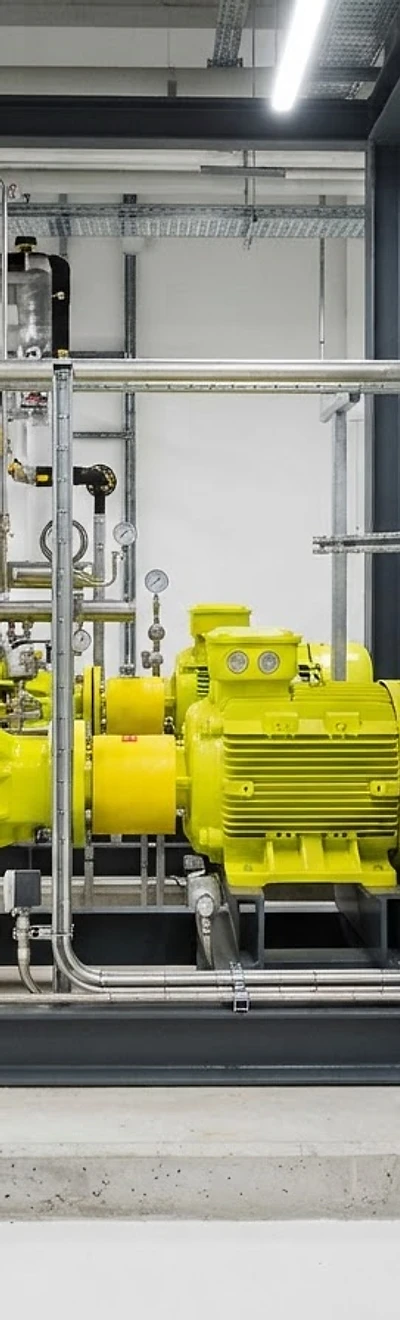 Industrial fire pump and control system