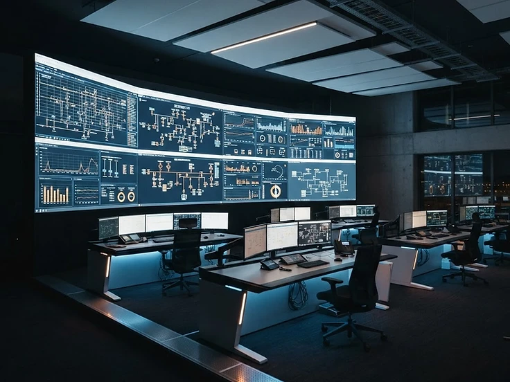 AMKRON industrial control room