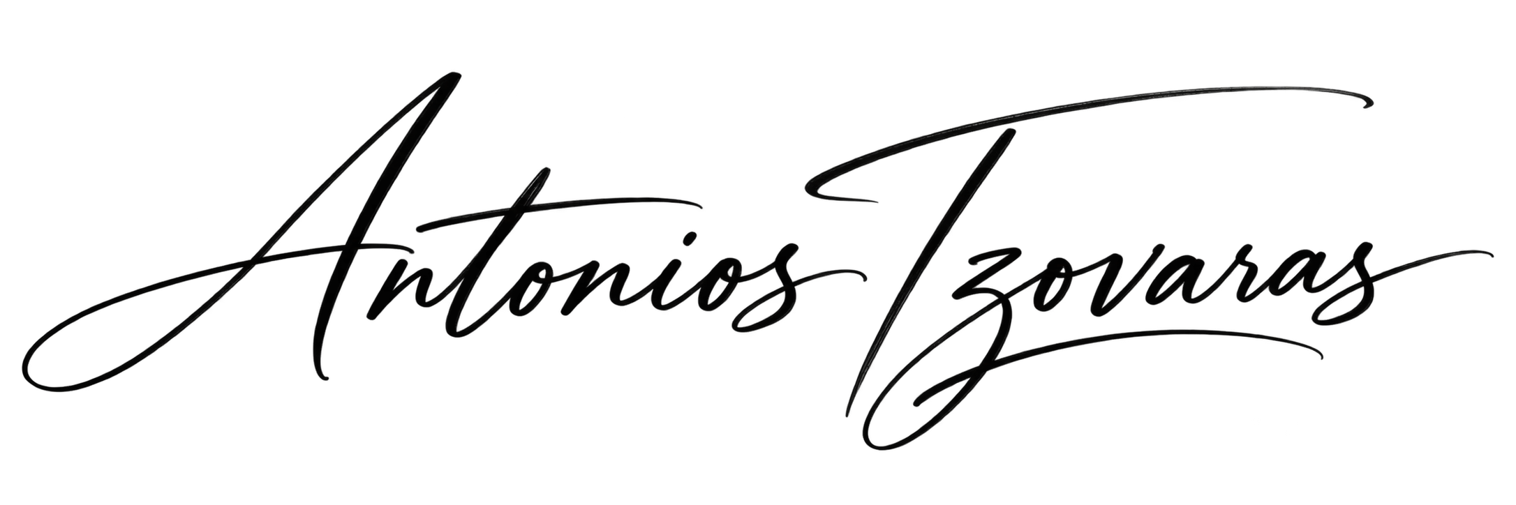 Antonios Tzovaras 签名