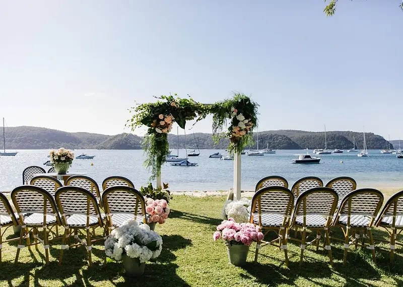 The Boathouse Palm Beach, a boutique waterfront wedding venue on Sydney Northern Beaches