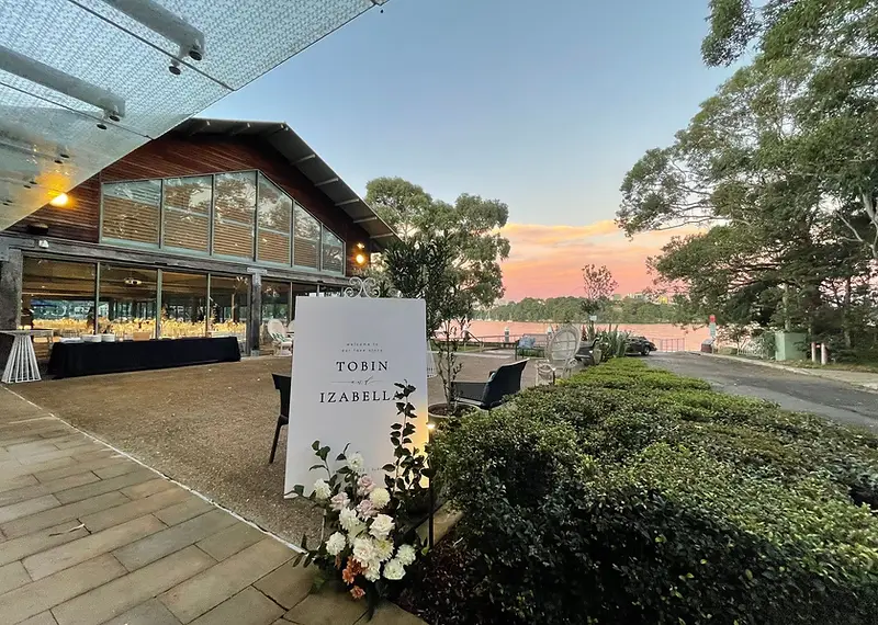 The Deckhouse at Woolwich on Sydney Harbour, a waterfront wedding venue with harbour views