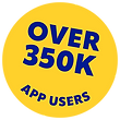 Over 350K app users