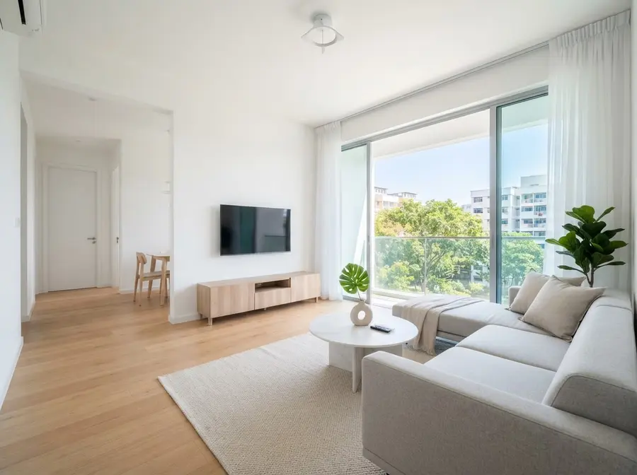 Pristine HDB apartment interior after professional deep cleaning in Singapore