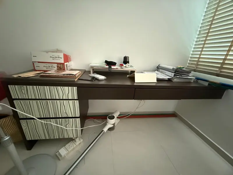 Home Office Declutter & Clean — Toa Payoh — before cleaning