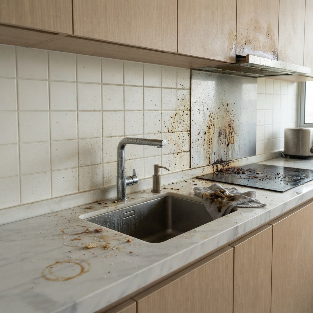 3-Bedroom Condo Handover — Woodlands — before cleaning
