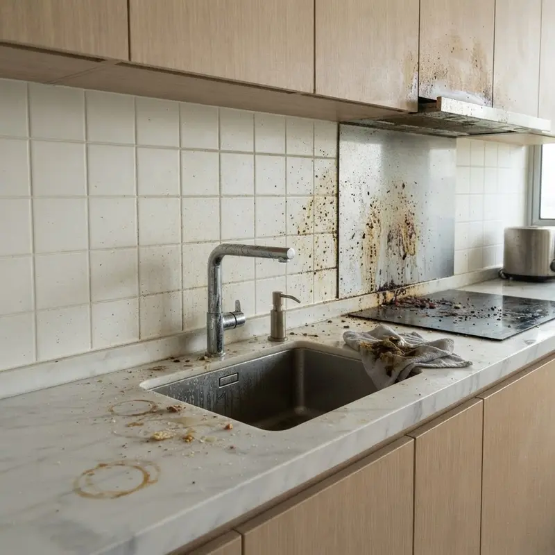 3-Bedroom Condo Handover — Woodlands — before cleaning