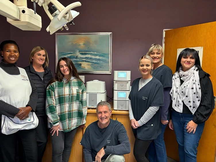 Dr. Bona and the Oral Care Team at the practice in Welkom