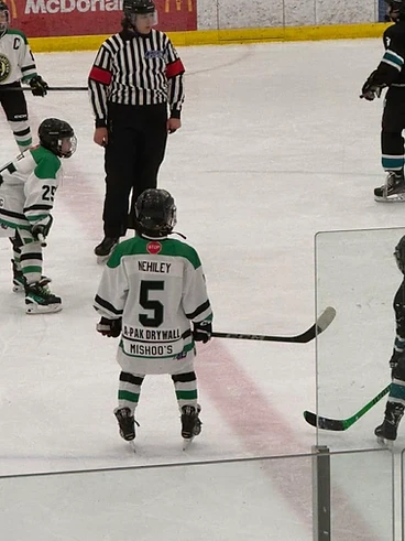 Carter on the ice