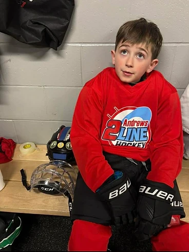 Carter in the locker room