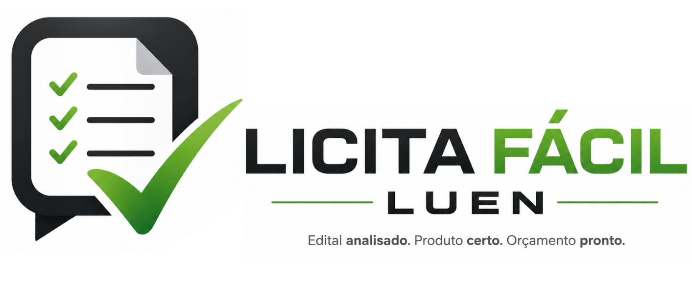 Licita Fácil Luen — Edital analisado. Produto certo. Orçamento pronto.