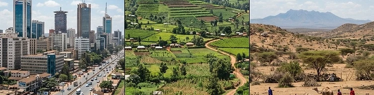 Kenyan county landscape
