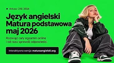 Matura język angielski 2026 - Maj, poziom podstawowy