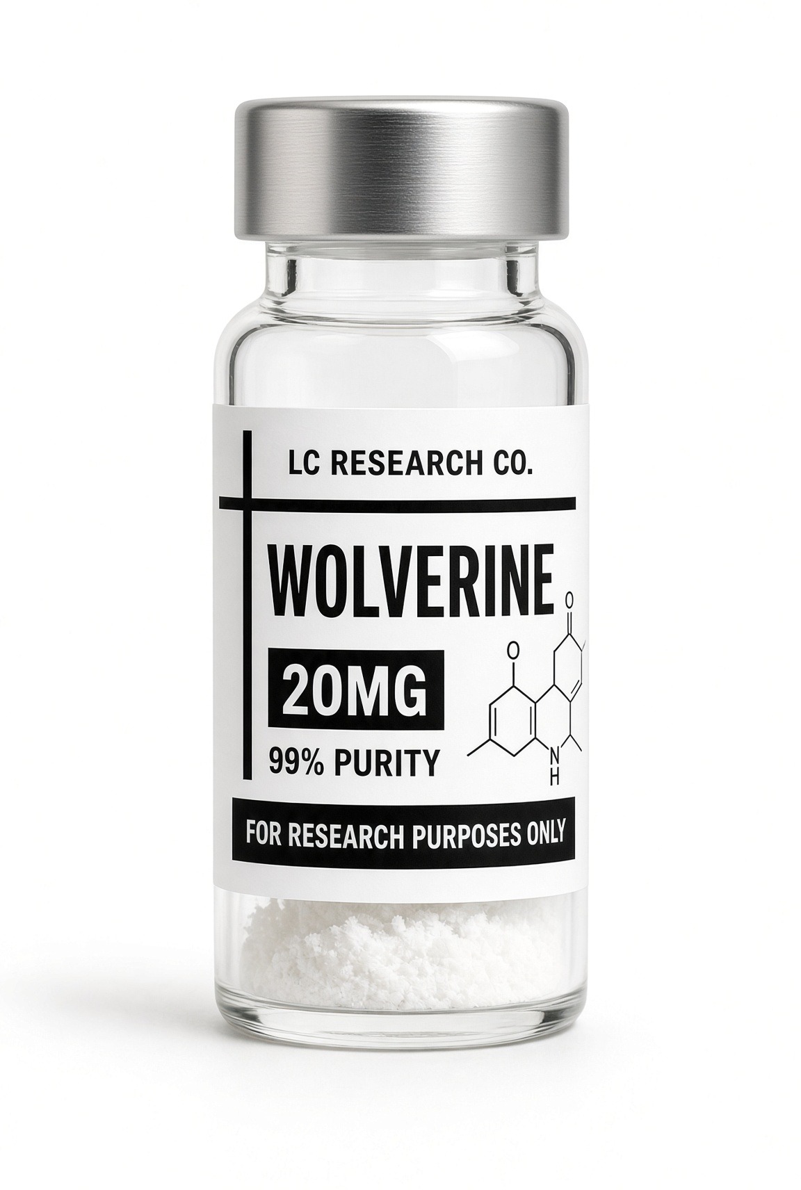 Wolverine Blend (BPC-157 + TB-500) research vial
