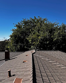 Completed roofing project