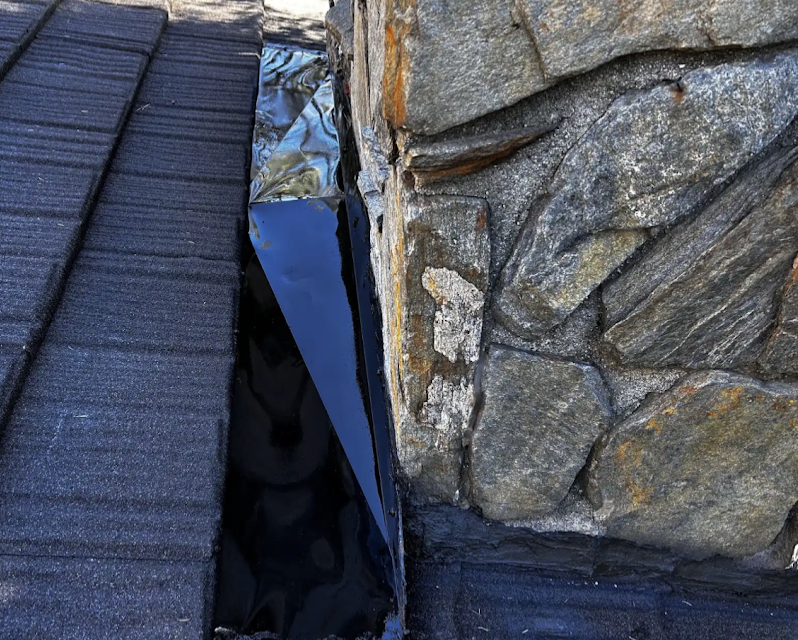 Flagstone Chimney Flashing