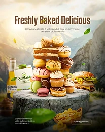 Bakery advertising composition