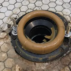 Toilet Flange & Wax Ring Reset