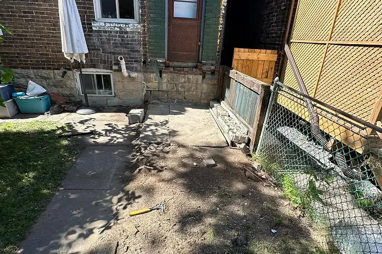 416Fix completed rear entry repair on a Toronto property