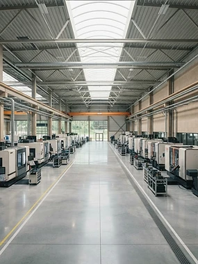 Precision manufacturing hall