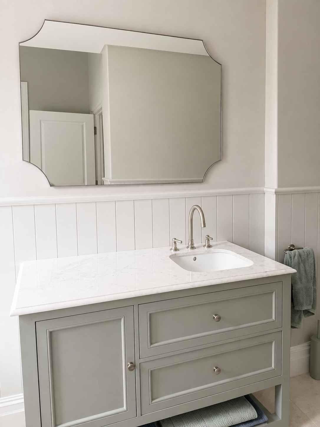 Tricoya Vanity and Wall Panelling