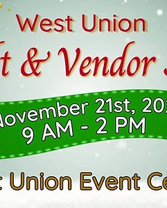 West Union Craft & Vendor Show 2026