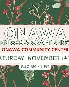 Onawa Fall/Holiday Vendor & Craft Show 2026
