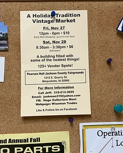 A holiday tradition vintage market
