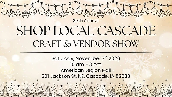 Shop Local Cascade Craft & Vendor Show