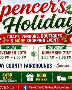 Spencer's Holiday Craft, Vendors, Boutiques and More Shopping Event