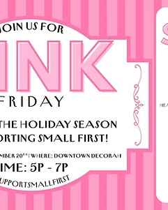 Pink Friday | Downtown Decorah