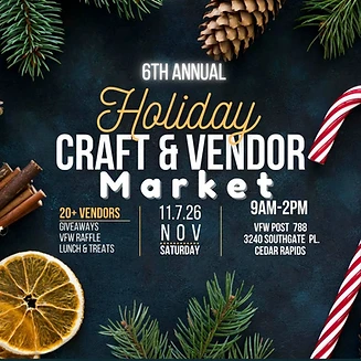 6th Annual Holiday Craft & Vendor Market