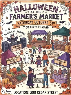 Halloween at the Farmer's Market
