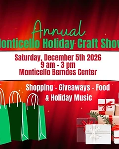 2026 Annual Monticello Holiday Craft Show