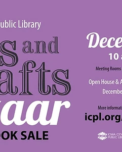 2026 Arts and Crafts Bazaar at Iowa City Public Library