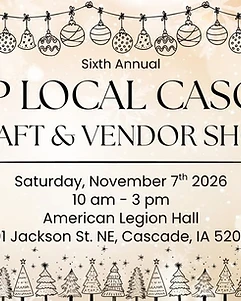 Shop Local Cascade Craft & Vendor Show