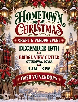 Hometown Christmas Craft & Vendor Event - Ottumwa