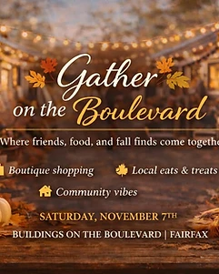 Gather on the Boulevard - Shopping, Food & Fall Vibes
