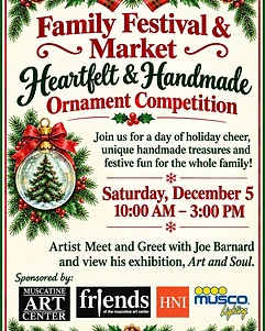 Heartfelt & Handmade Ornament Competition & Holiday Event