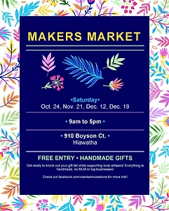 Maker's Market - Hiawatha (Dec 19)