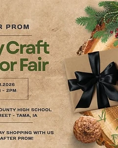 Holiday Craft & Vendor Fair hosted by STC After Prom
