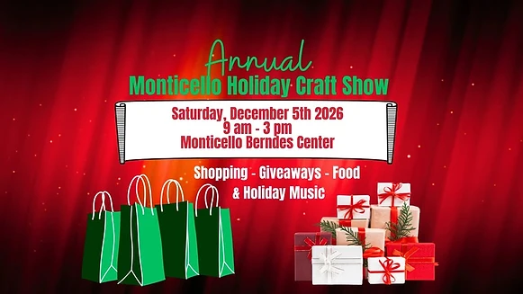 2026 Annual Monticello Holiday Craft Show